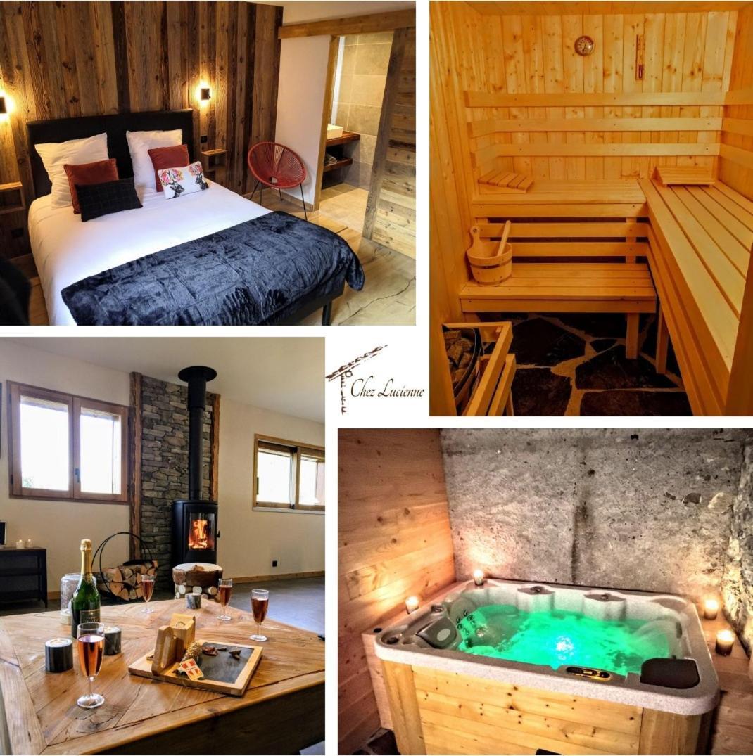 Chez Lucienne, Jacuzzi Et Sauna サモエンヌ エクステリア 写真